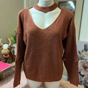 Brown sweater